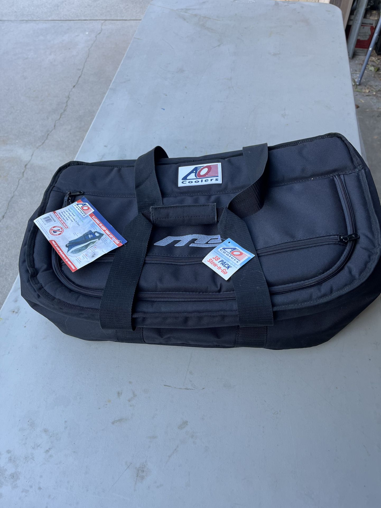 AO Coolers 38-Pack Stow-N-Go soft cooler.