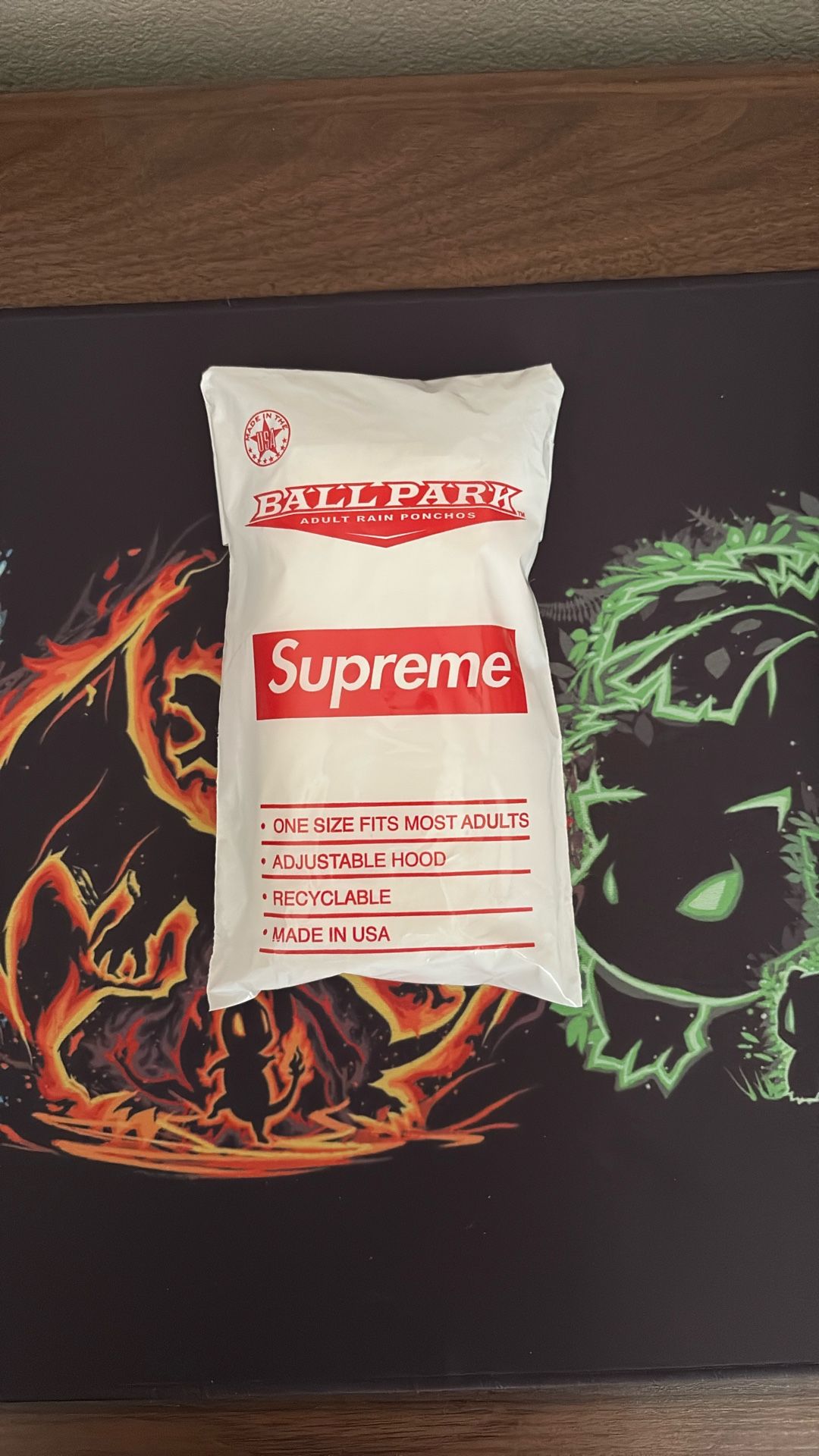 Supreme Ballpark Adult Rain Poncho