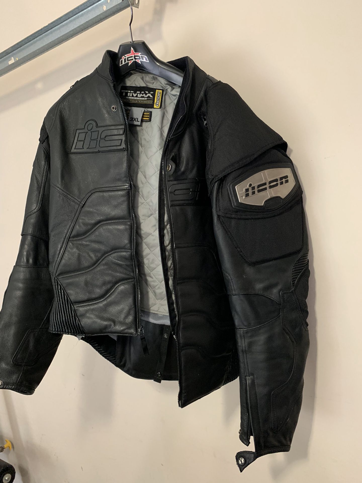 IICON  Titanium leather jacket