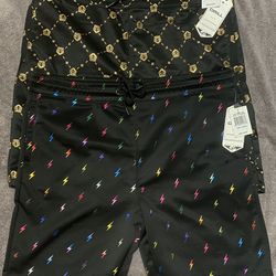 2 Pairs Xl Drill Company Shorts Lightning Bolts