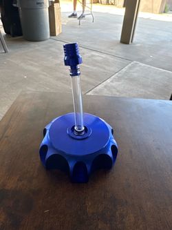 Blue Aluminum Fuel Tank Cap w/ Vent Hose Dirt Bike ATV