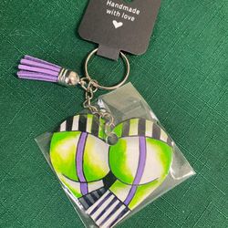 Beetlejuice Keychain