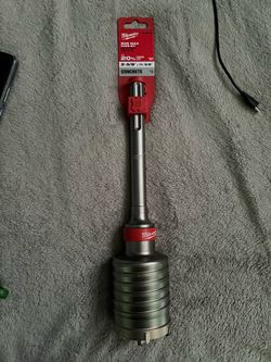 Milwaukee sds max core bit (concrete)