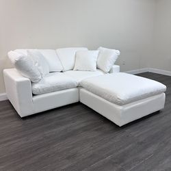 White Cloud Couch Sectional Sofa (NEW)