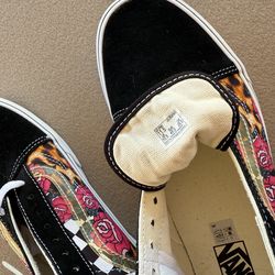 van shoes rose suede 11.5 new