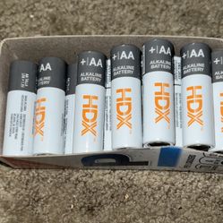 AA Batteries HDX New 18 Batteries In Our Box