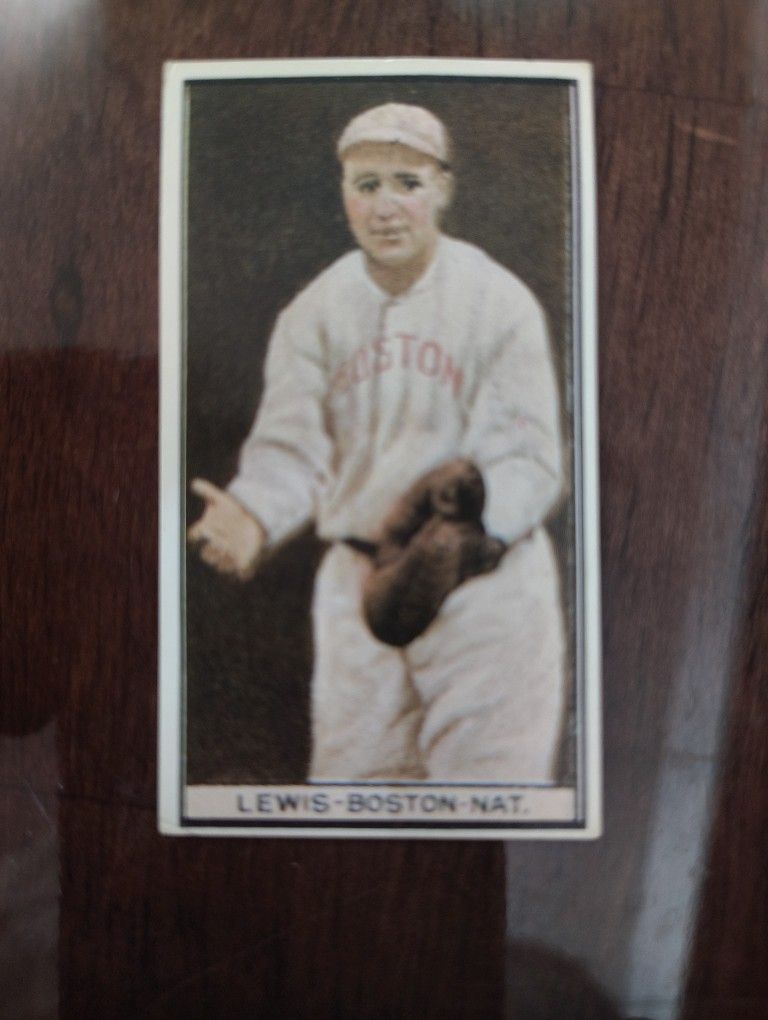 Lewis (Boston-NL) 1912 Tobacco Card