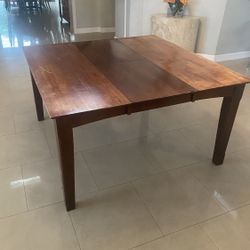 Wood Expandable Dining Table