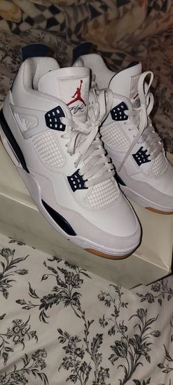 Air Jordan 4 SB Navy Blue Sneakers size 12