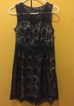 Lace mini dress