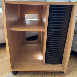 Maple Media Cabinet / Bookshelf