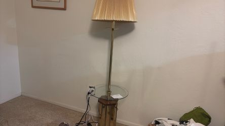 Lamp and table in one