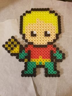 Aquaman Perler Beads