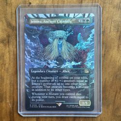 Magic the Gathering x Final Fantasy Jenova, Ancient Calamity Card. (Borderless) 
