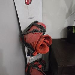 Used Snowboard With Matching Boots
