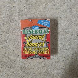1987 Fleer Award Winners Set