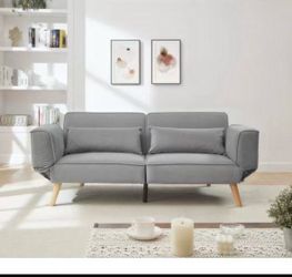 Futon couch sofa adjustable back and sides