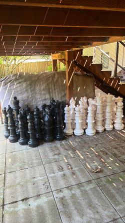 Outdoor Chess Pieces