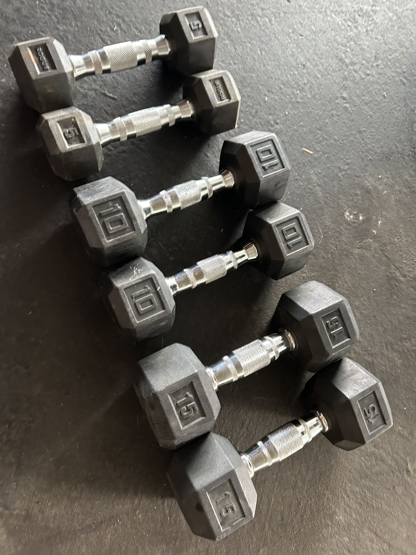 5lb - 15lb Dumbbell Set