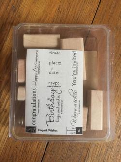 Stampin Up Hugs & Wishes