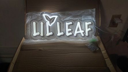 ( Lil' Leaf ) LED Sign
