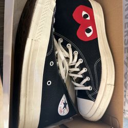 Converse  Comme Des Garcons Size 11men Black 