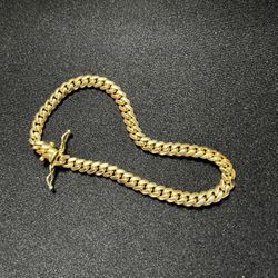 14K 5mm 7.5inch Miami Cuban Link Bracelet