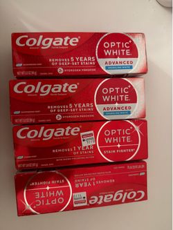 Tooth brushes and tooth paste for $3 each