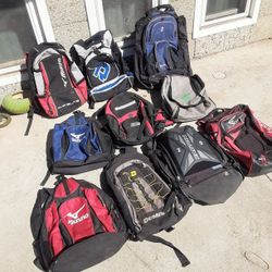 Baseball Back Packs Or Softball Bags