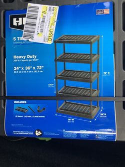 5 Tier Heavy Duty Shelf