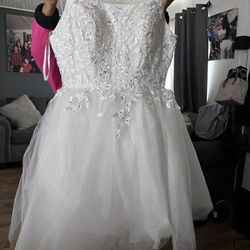 White Prom Dress 