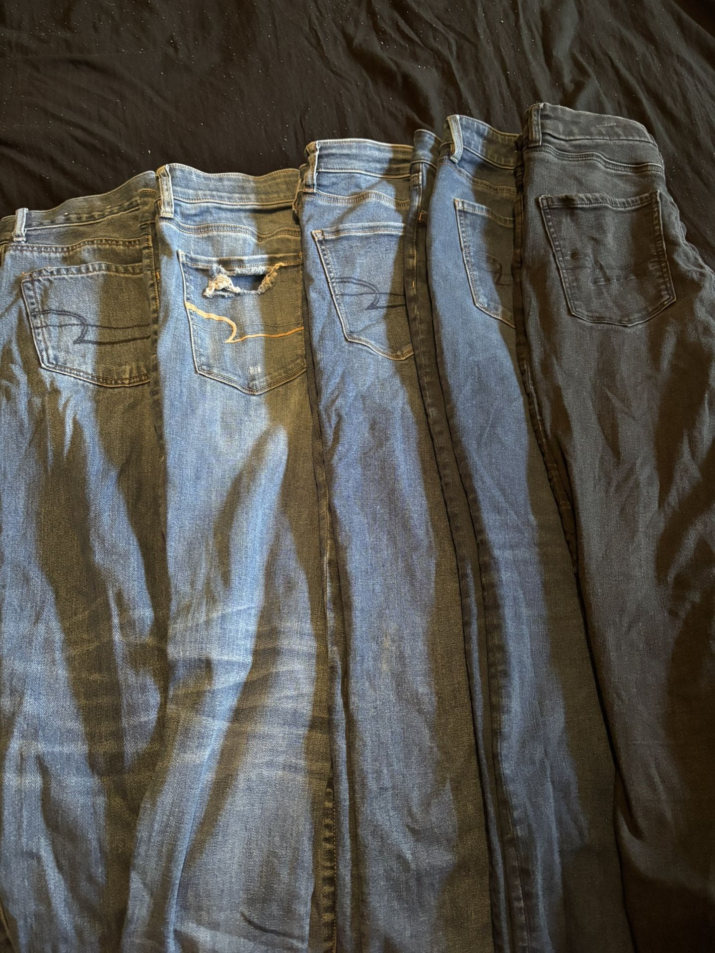 5 Pairs Of American Eagle Jeans