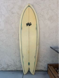 6’4 Larry Mabile Kane Garden Fish Twinzer Surfboard