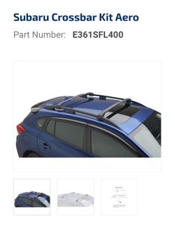 Crosstrek Crossbar Kit Subaru