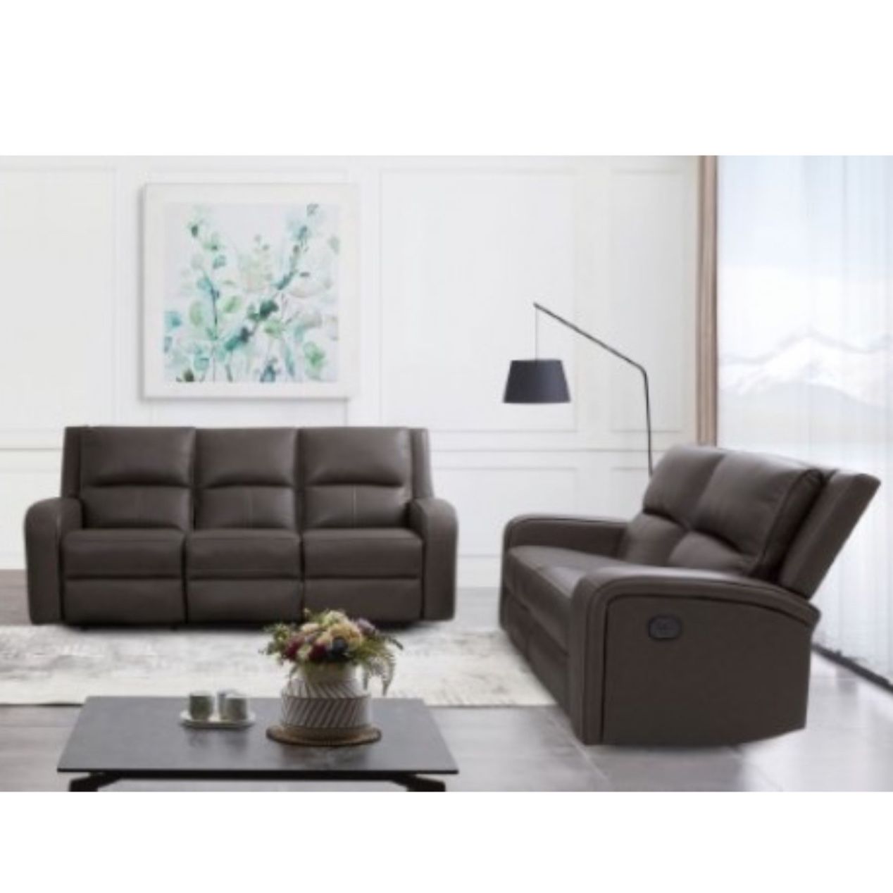POWERED SOFA & LOVESEAT (FREE DELIVERY)