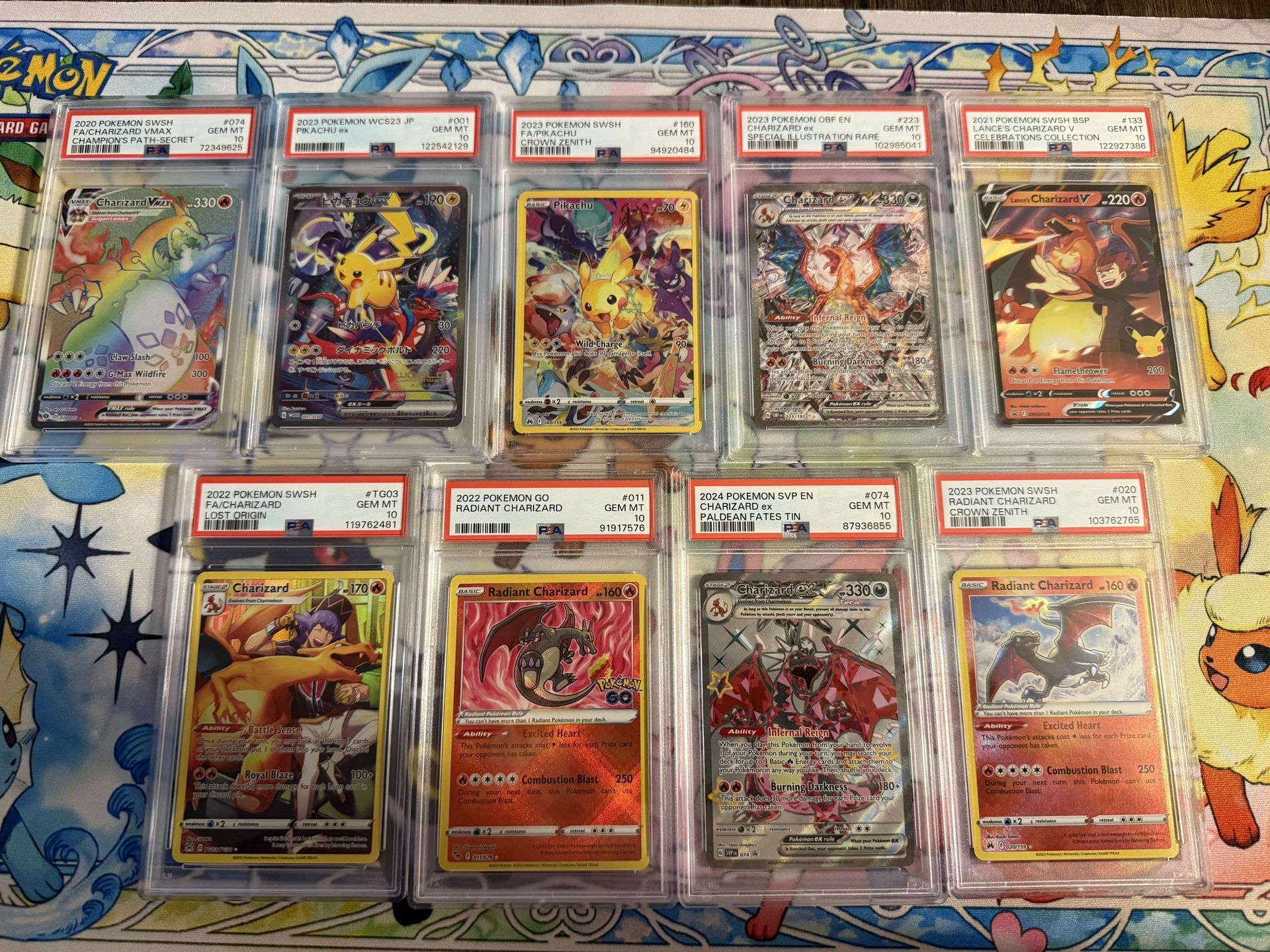 Pokemon PSA 10 Slabs