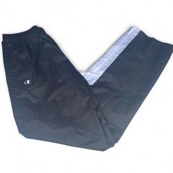 Womens Vintage Classic Champion Windbreaker Athletic Tracksuit Pants Sportswear Size Medium