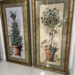 2 Frame Picture Artwork 60 x 30