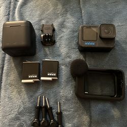 GoPro Hero 12 Black Action Camera With Accessories.