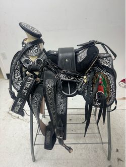 Silla de pony estilo charro nueva