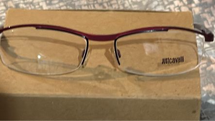 Just Cavalier JC55 383 eyeglass frame half rimless