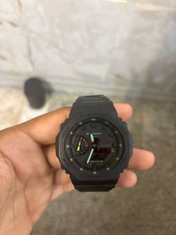 Green and black gshock