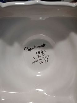 Capodimonte Porcelain Piece Made in Italy