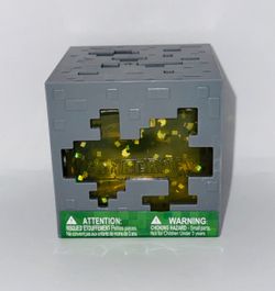 Minecraft Jelly Cubes Collectibles Amethyst Yellow Squishy Sensory Fidget Toy