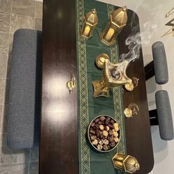 Dining Table With 4 Chairs And A Bench