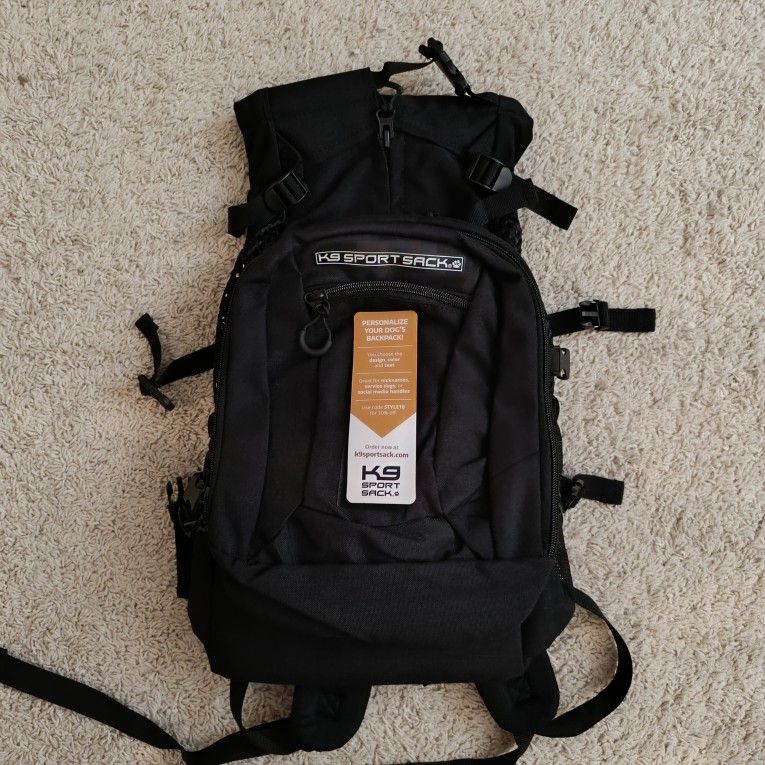 K9 Sport Sack | Adjustable Dog Carrier Backpack (Medium, Plus 2 - Black)