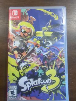 Nintendo switch game Splatoon 3