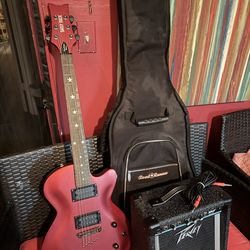 Guitarra 🎸 eléctrica and amplificador : peavey