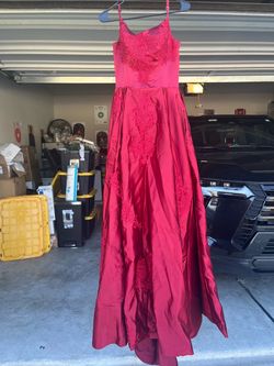 Red ball/prom/quinceañera dress