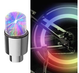 LED Tire Valve Stem Lights Bikes, Cars Motorcycles 2pk
